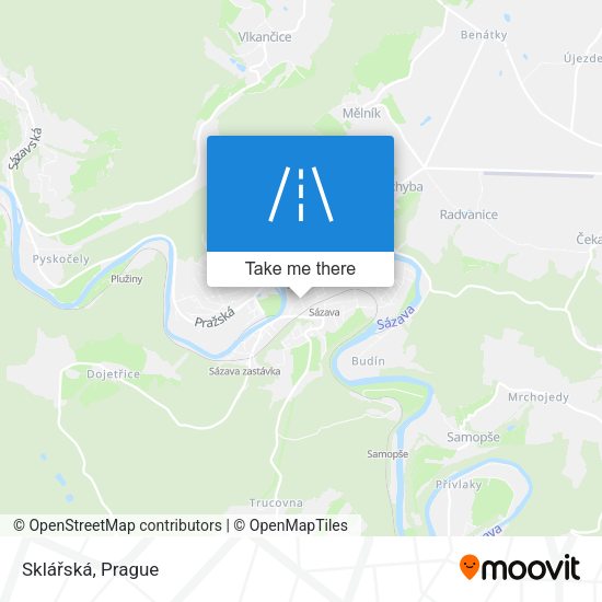 Sklářská map