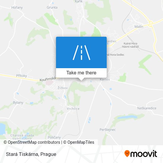 Stará Tiskárna map