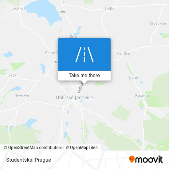 Карта Studentská