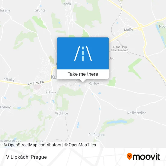 Карта V Lipkách