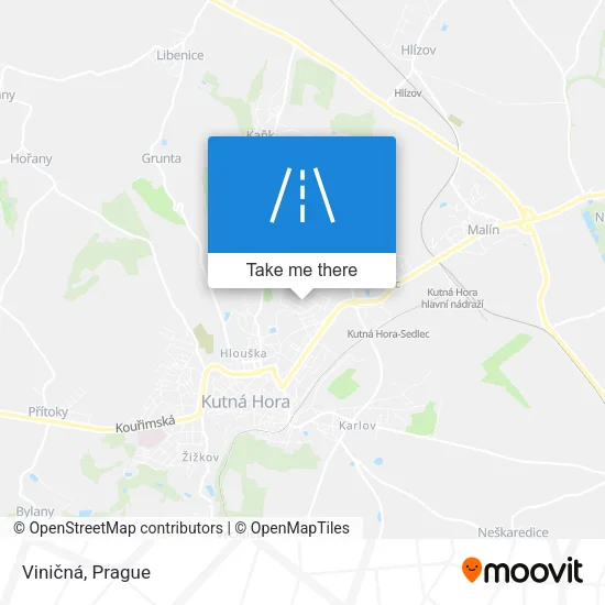 Карта Viničná