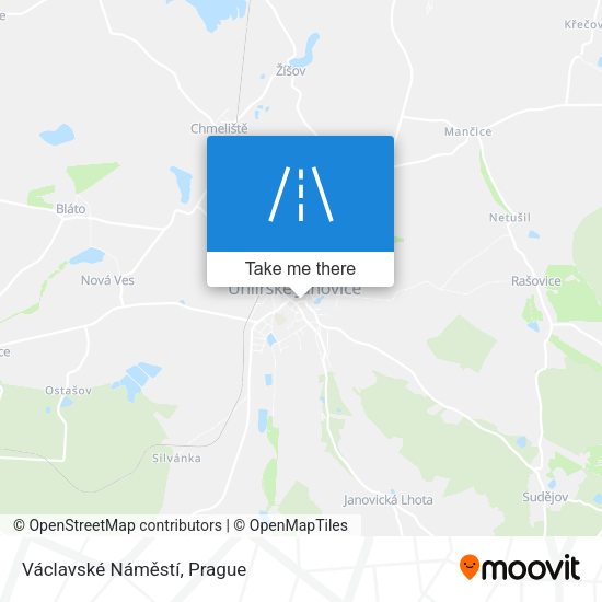 Václavské Náměstí map