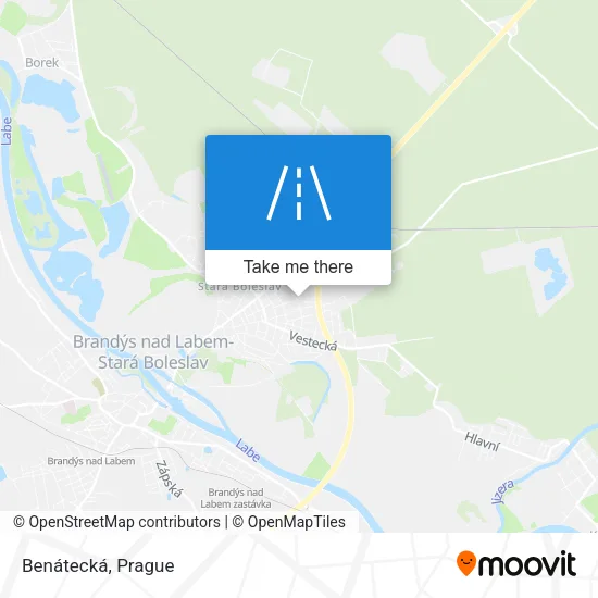 Карта Benátecká