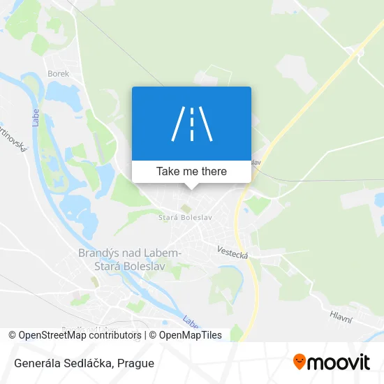 Карта Generála Sedláčka