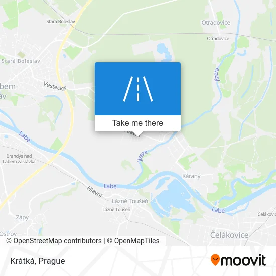 Карта Krátká