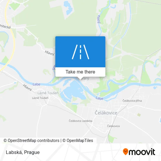Карта Labská