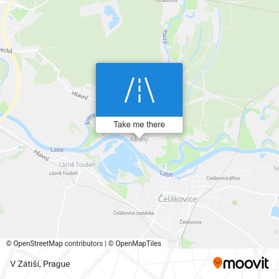 V Zátiší map