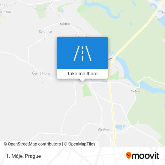 Карта 1. Máje
