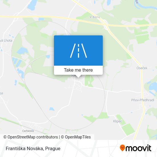 Františka Nováka map