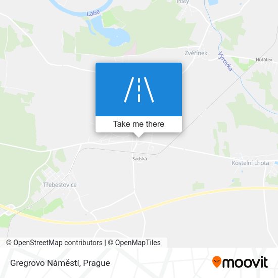 Gregrovo Náměstí map