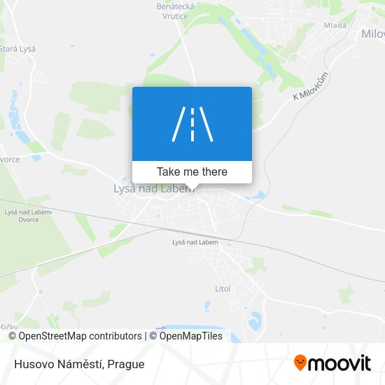 Husovo Náměstí map