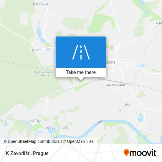 Карта K Závodišti