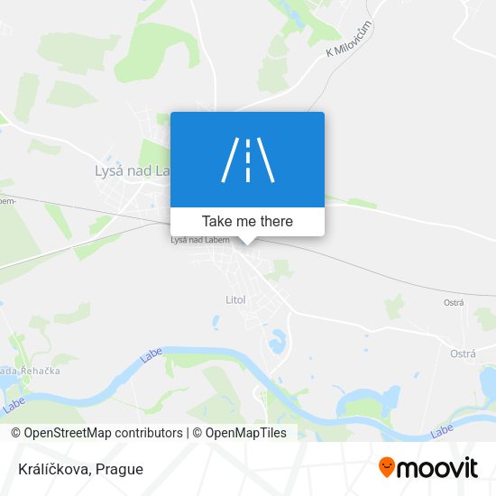 Králíčkova map