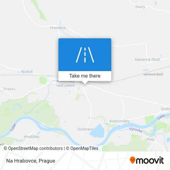 Карта Na Hrabovce