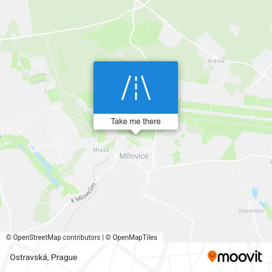 Карта Ostravská