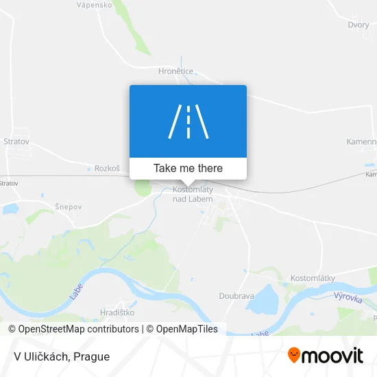 Карта V Uličkách
