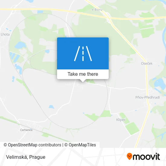 Карта Velimská