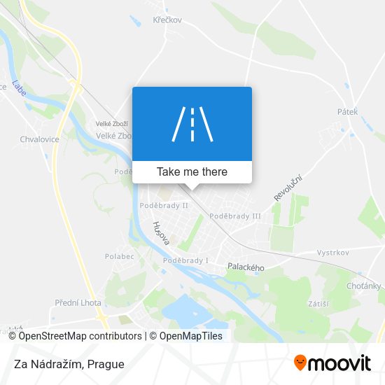 Za Nádražím map