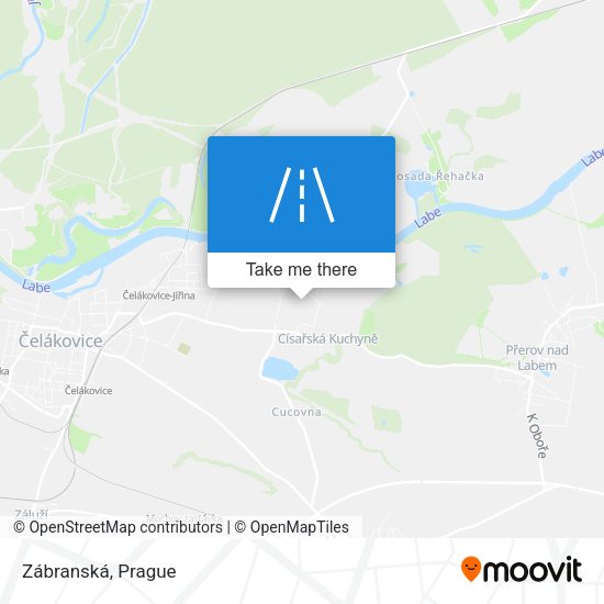 Zábranská map