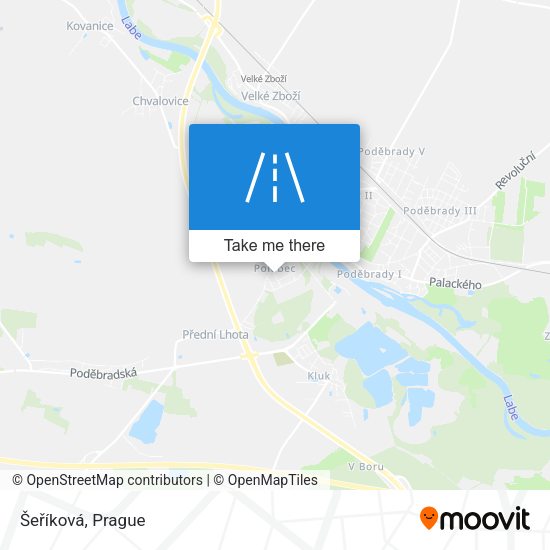 Šeříková map
