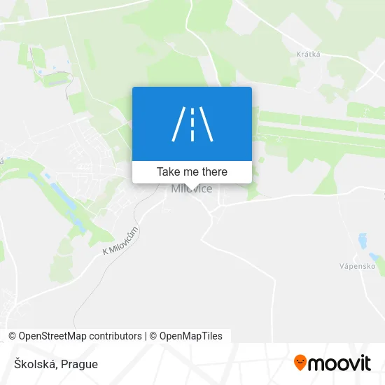 Карта Školská