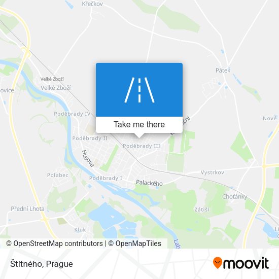Štítného map