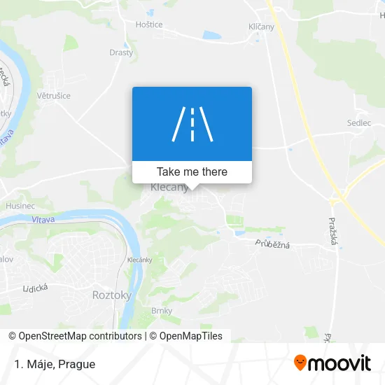 Карта 1. Máje