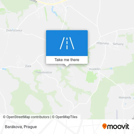 Карта Barákova