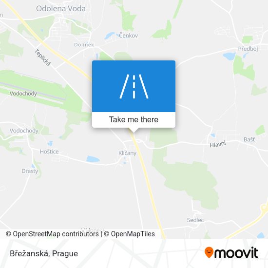 Břežanská map