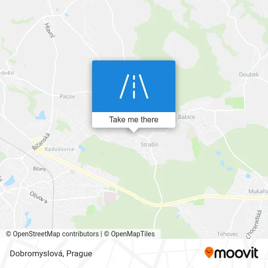 Карта Dobromyslová