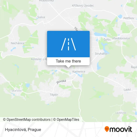 Карта Hyacintová