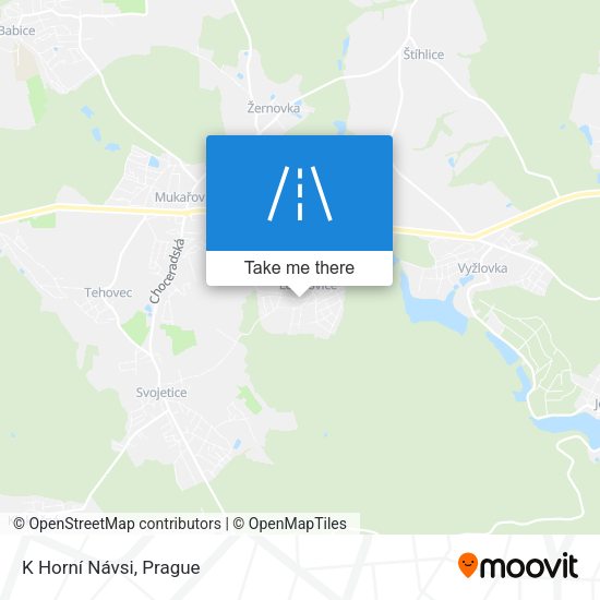 K Horní Návsi map