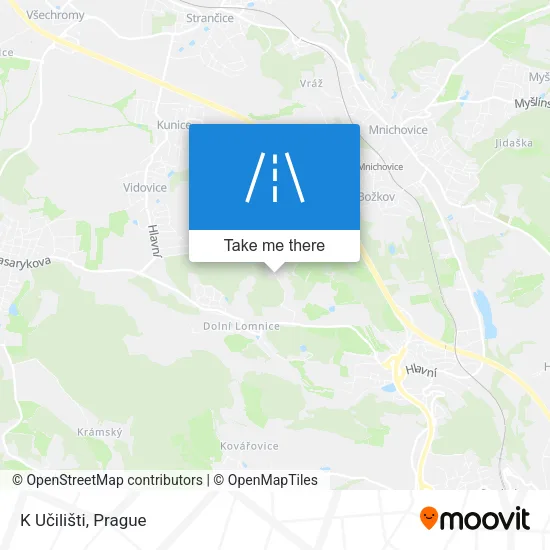 Карта K Učilišti
