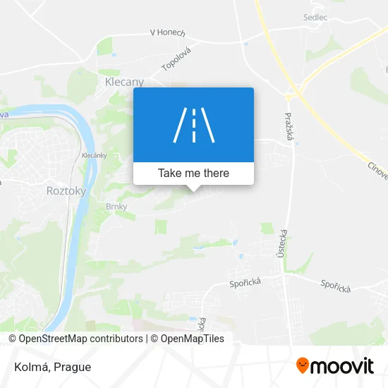 Карта Kolmá