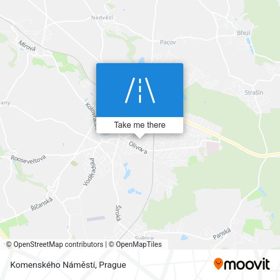 Komenského Náměstí map