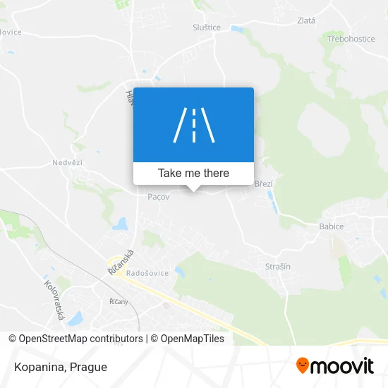 Карта Kopanina