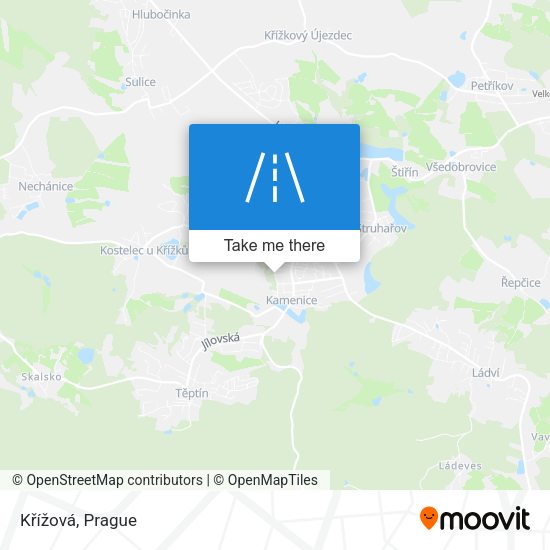 Křížová map
