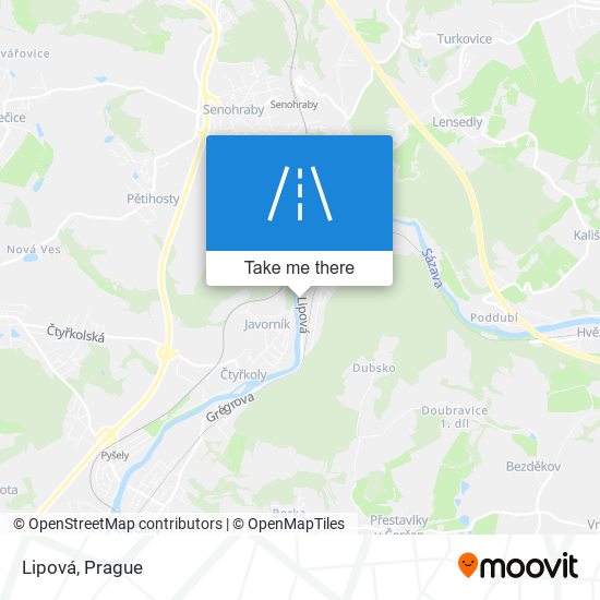 Lipová map