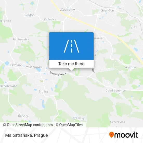 Карта Malostranská