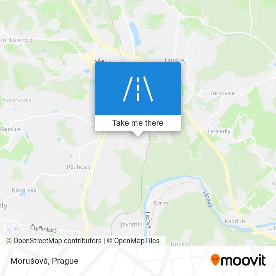 Карта Morušová