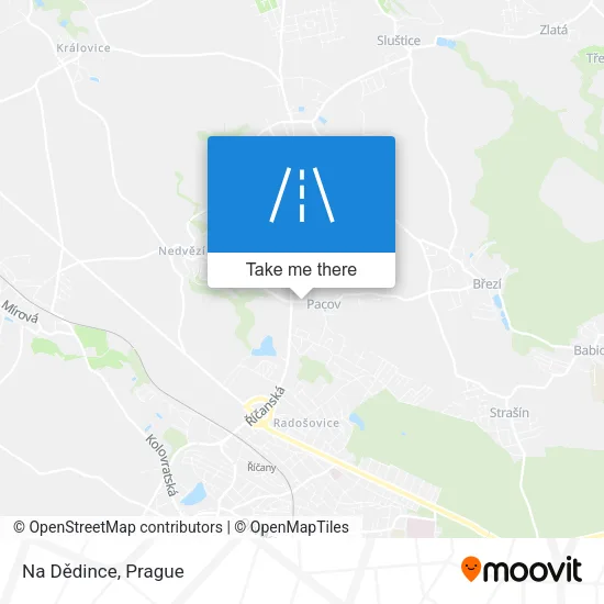 Карта Na Dědince