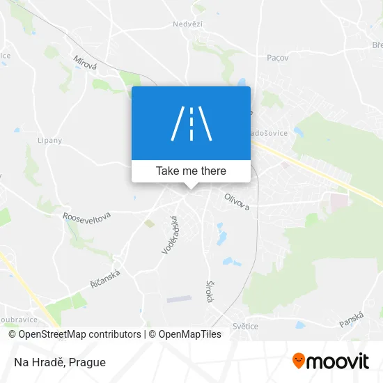 Карта Na Hradě