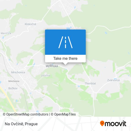 Na Ovčíně map