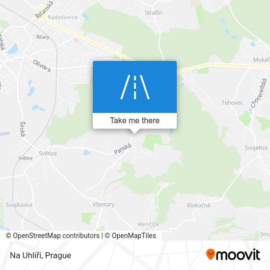 Na Uhlíři map