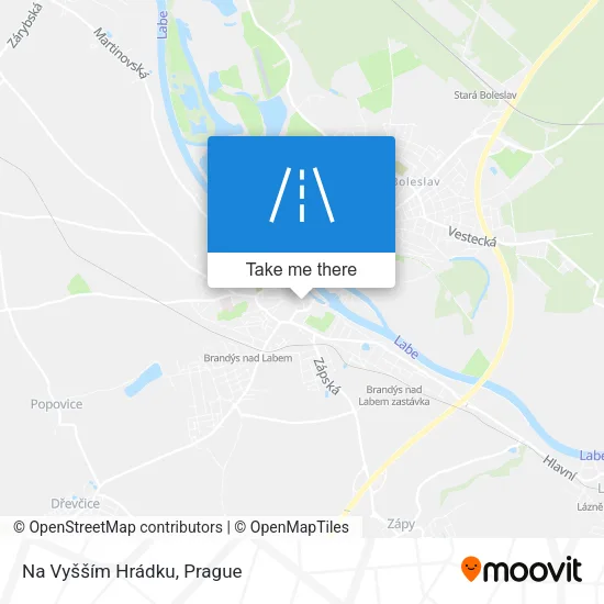 Карта Na Vyšším Hrádku