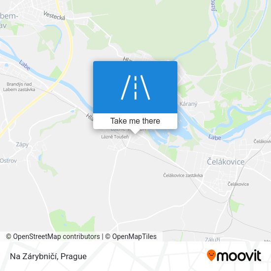 Na Zárybničí map