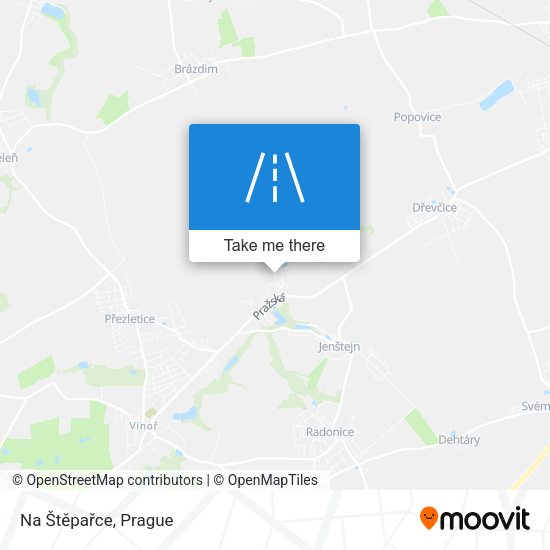 Na Štěpařce map