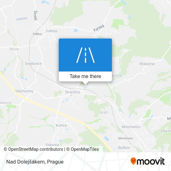 Nad Dolejšákem map