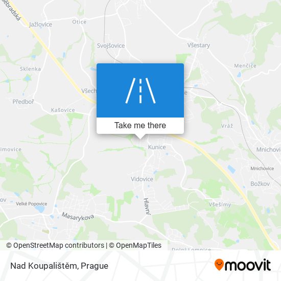 Nad Koupalištěm map