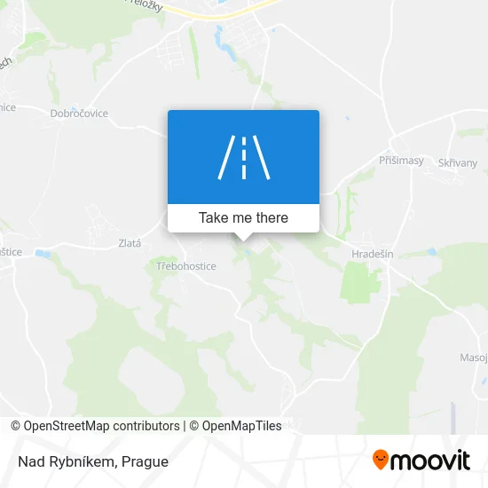 Карта Nad Rybníkem